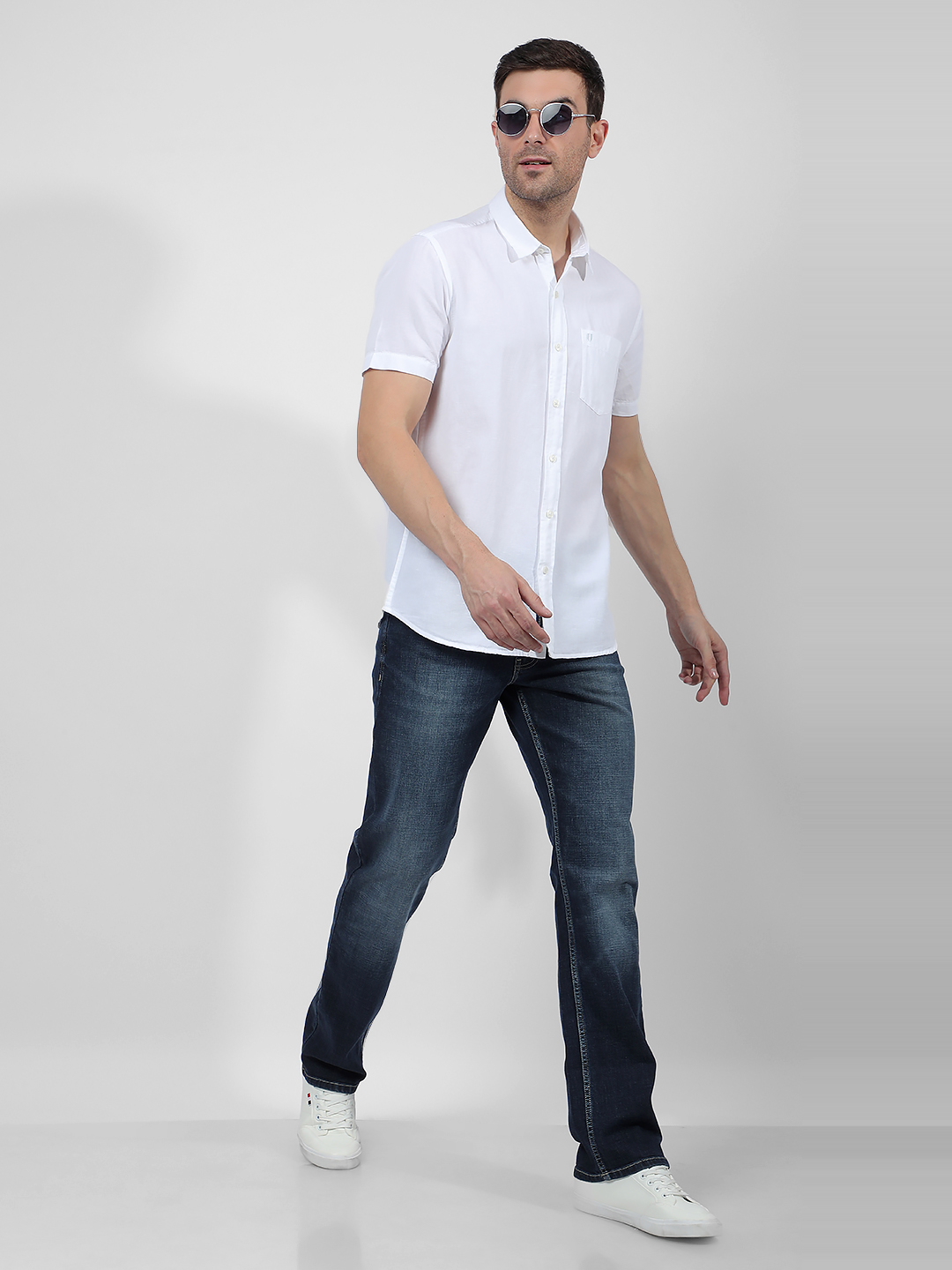 Numero Uno Men Solid White Shirt